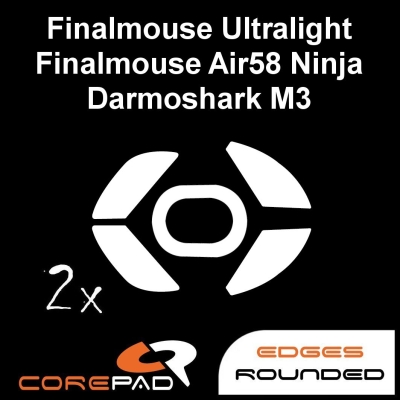 Corepad Skatez PRO 132 Mouse-Feet FinalMouse Ultralight / Scream One / Tournament Pro